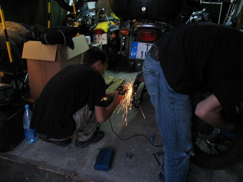 4d/04 - Vecās ķēdes demontāža